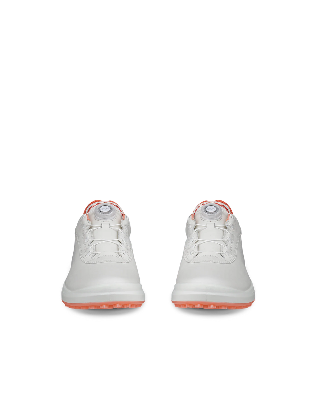 ECCO WOMEN'S GOLF CORE BOA -- WHITE/CORAL
