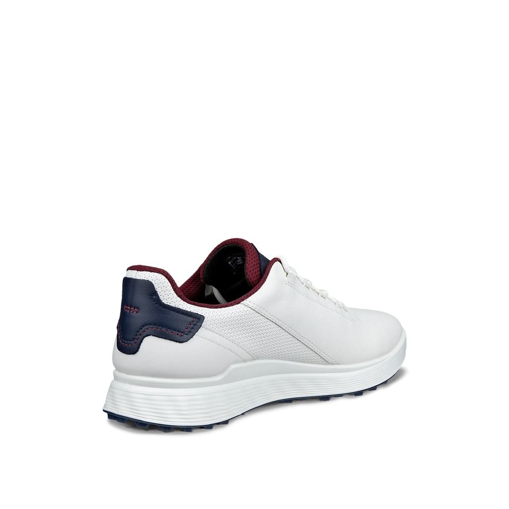 ECCO GOLF S-CASUAL LACE WP -- WHITE/NAVY