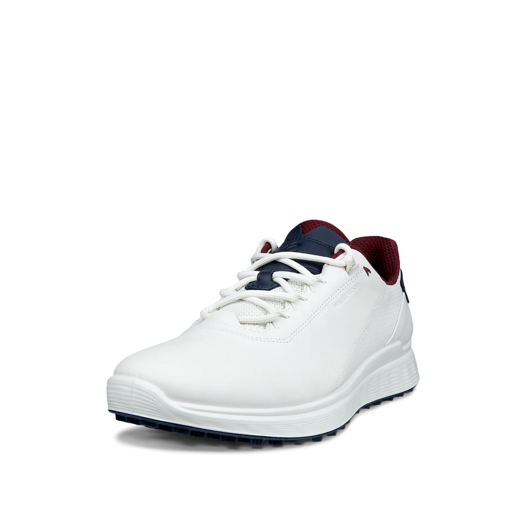ECCO GOLF S-CASUAL LACE WP -- WHITE/NAVY