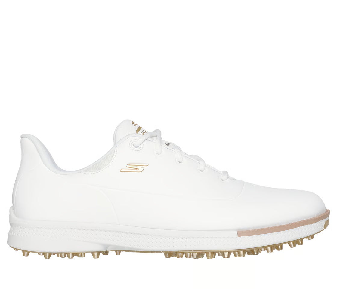 SKECHERS WOMEN'S JASMINE 2 -- WHITE/GOLD