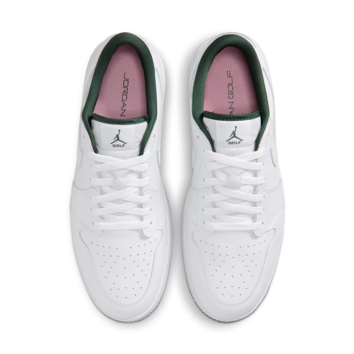 AIR JORDAN 1 LOW G SPIKED -- WHITE