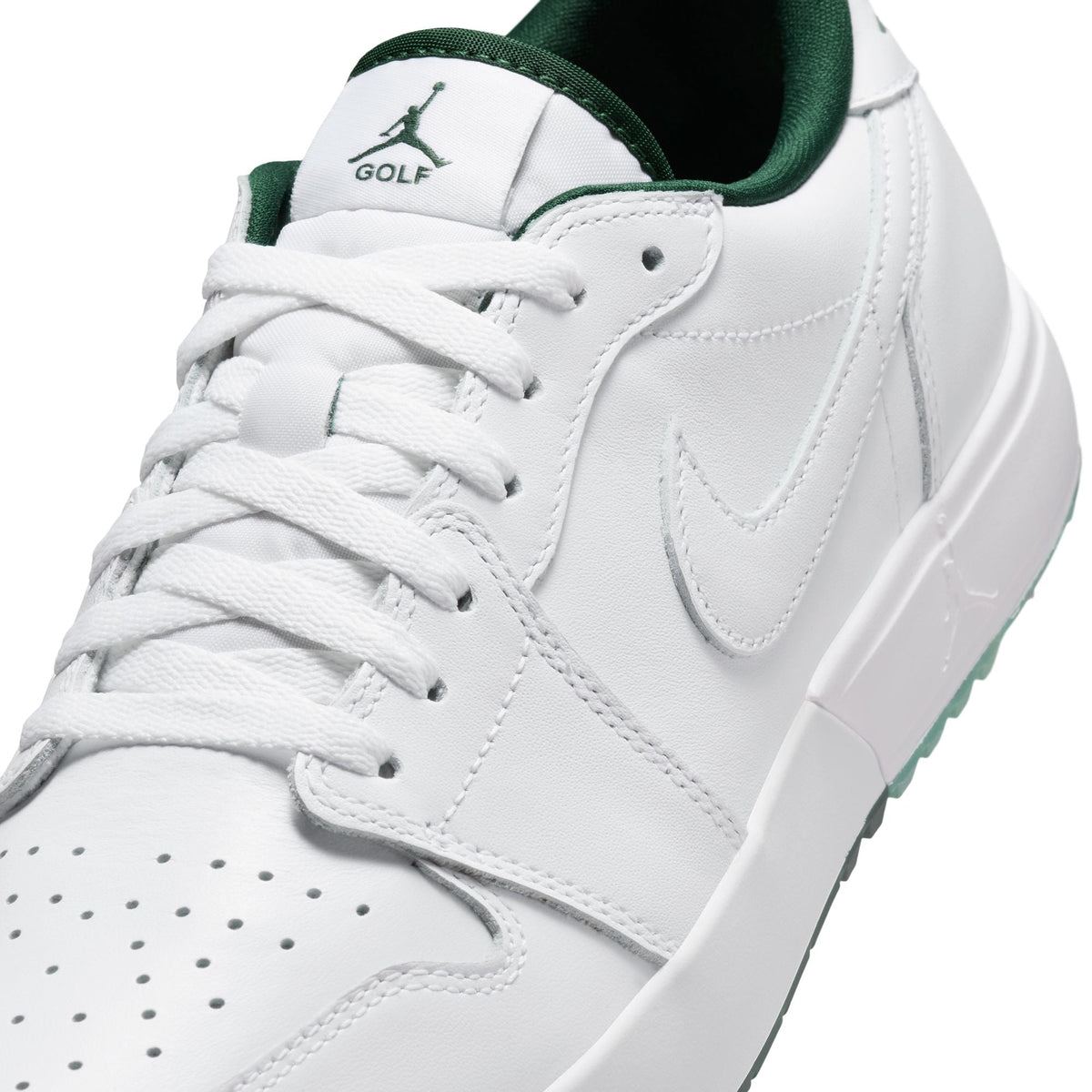 AIR JORDAN 1 LOW G SPIKED -- WHITE