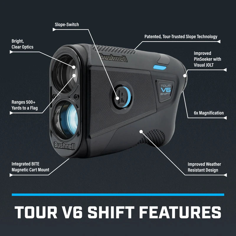 BUSHNELL TOUR V6 SHIFT LASER RANGE FINDER