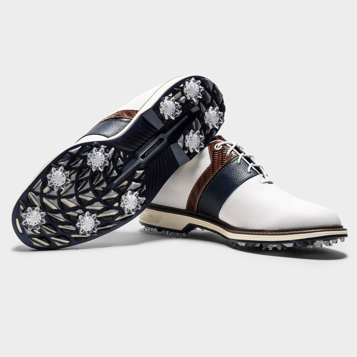 FOOTJOY PREMIERE SERIES PACKARD LX -- WHITE/NAVY/CHESTNUT