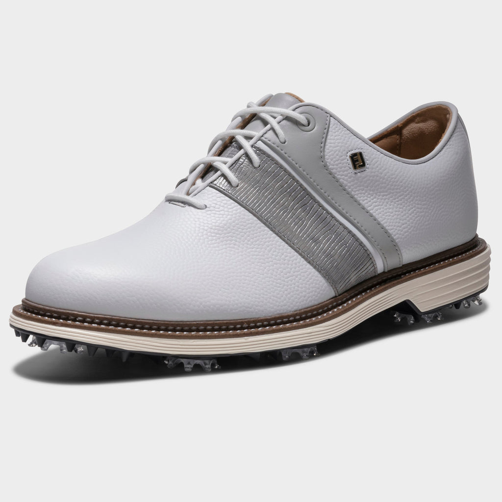 FOOTJOY PREMIERE SERIES PACKARD -- WHITE/GREY