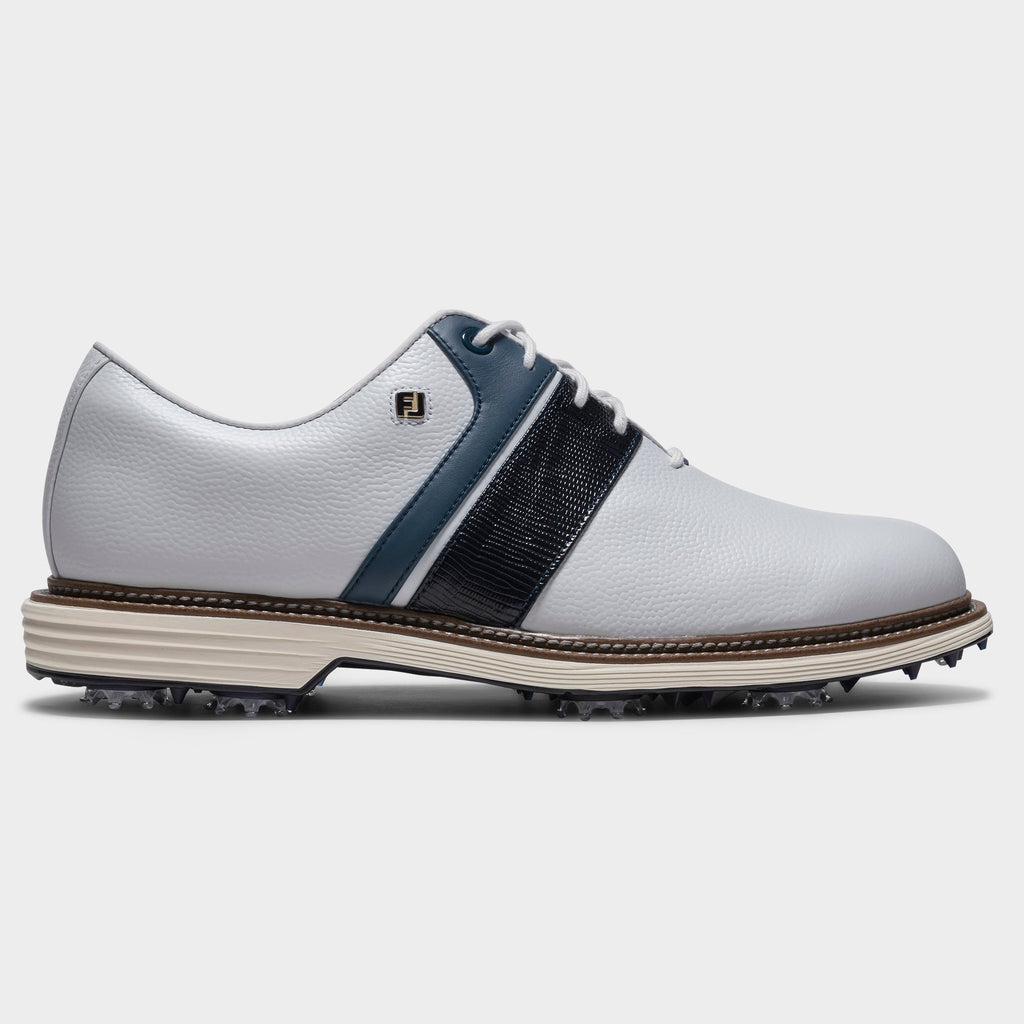 FOOTJOY PREMIERE SERIES PACKARD -- WHITE/NAVY