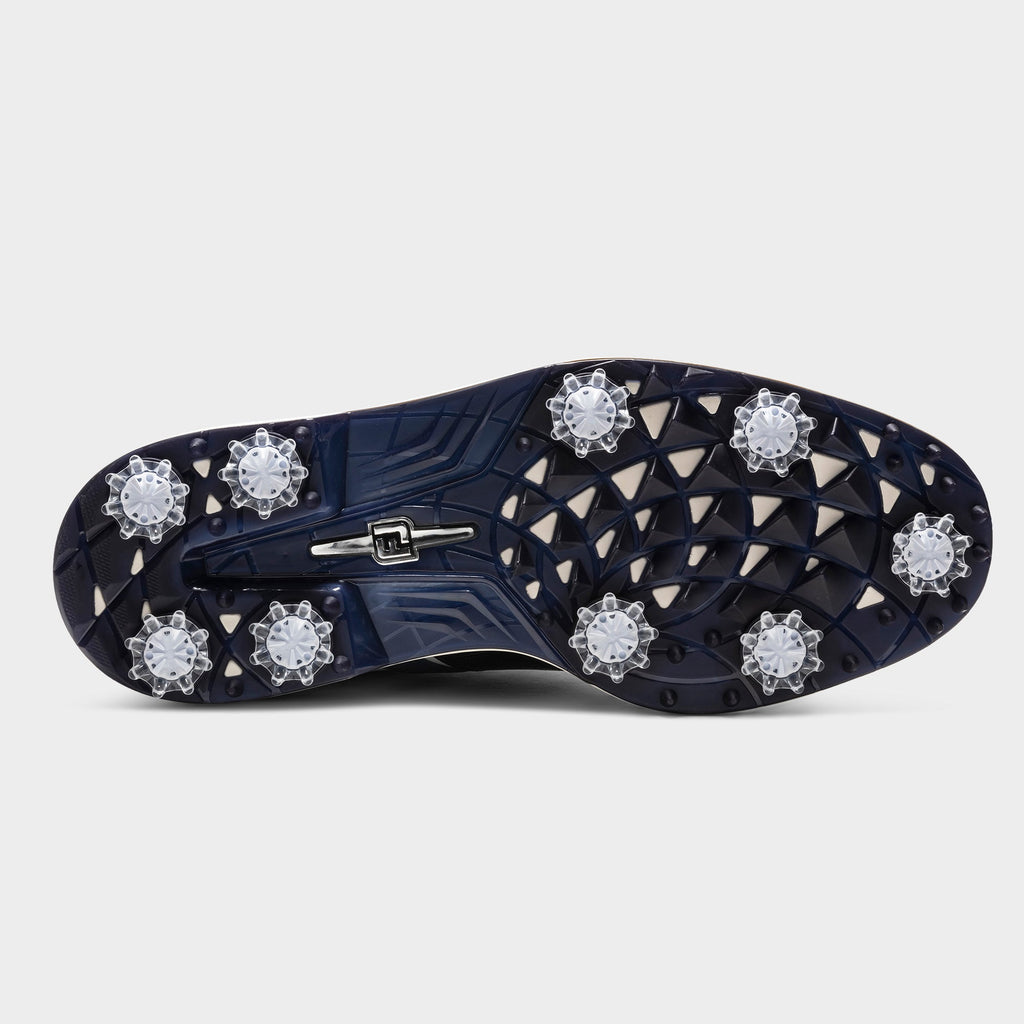 FOOTJOY PREMIERE SERIES PACKARD -- WHITE/NAVY