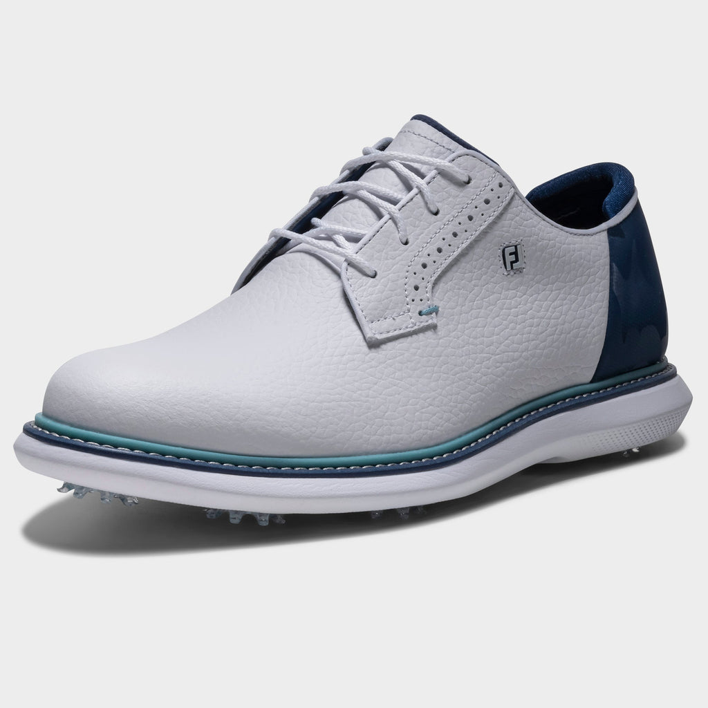 FOOTJOY TRADITIONS BLUCHER -- WHITE/MIDNIGHT CAMO