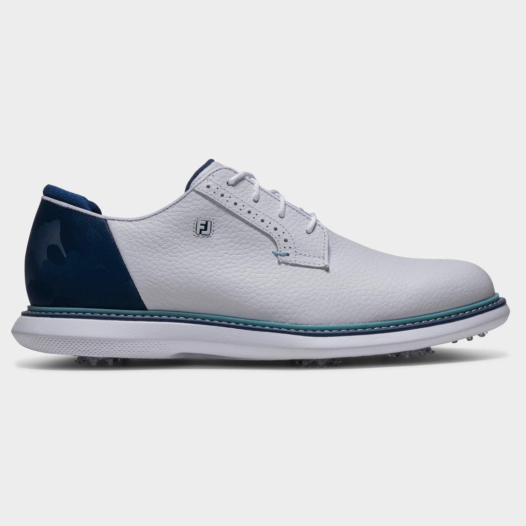 FOOTJOY TRADITIONS BLUCHER -- WHITE/MIDNIGHT CAMO