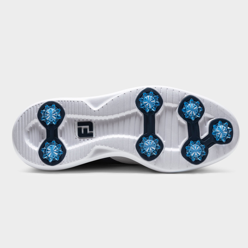 FOOTJOY TRADITIONS -- WHITE/PEACOAT BLUE