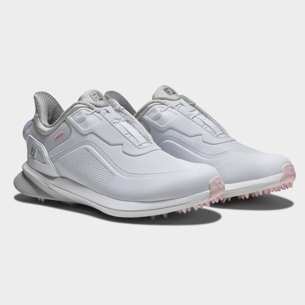 FOOTJOY WOMEN'S PRO SL BOA -- WHITE/PINK