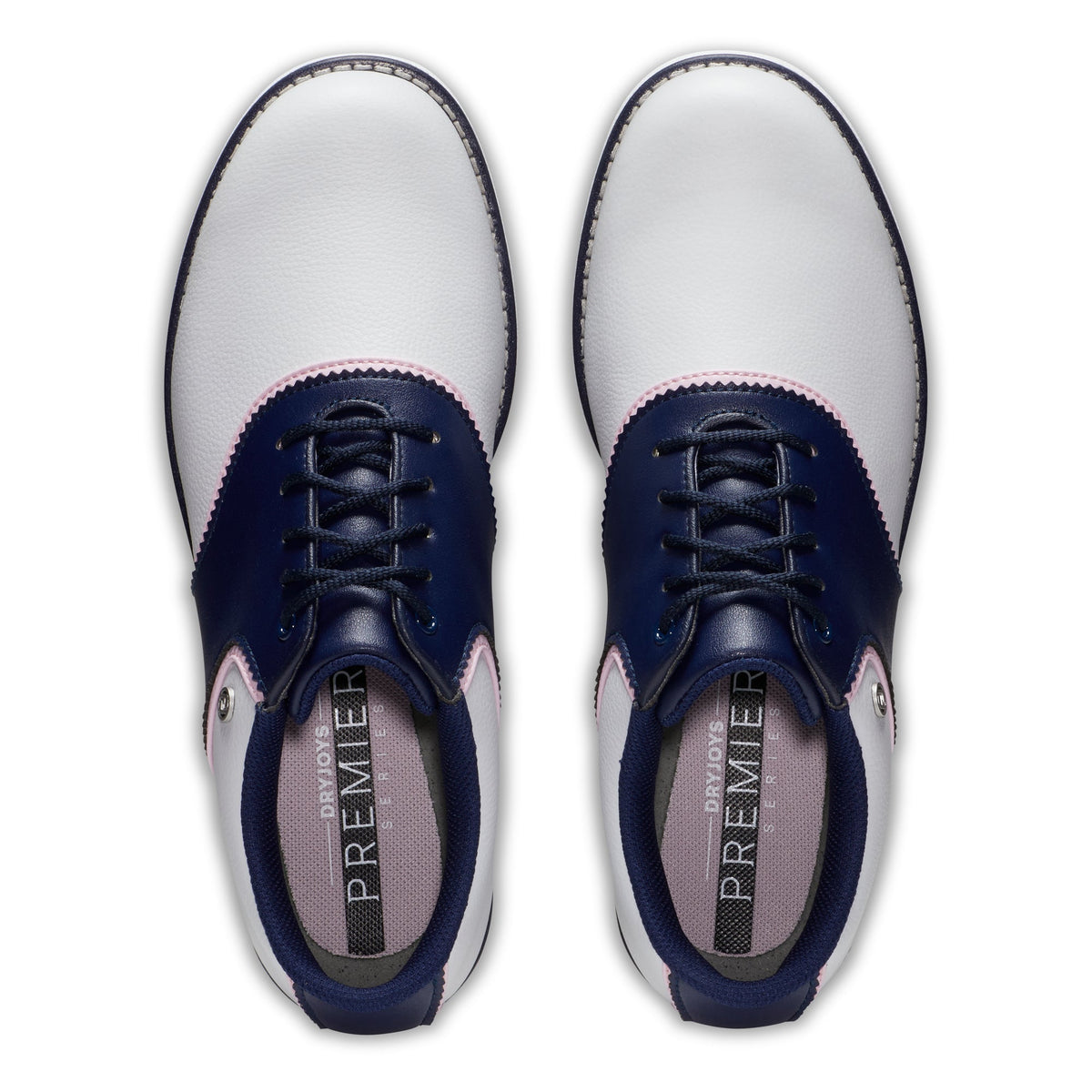 FOOTJOY WOMEN'S PREMIERE SERIES BEL AIR -- WHITE/NAVY