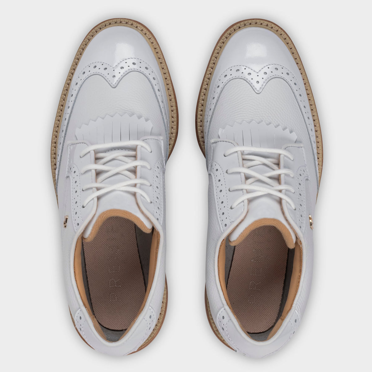FOOTJOY WOMEN'S PREMIERE SERIES MADISON -- WHITE/CHESTNUT
