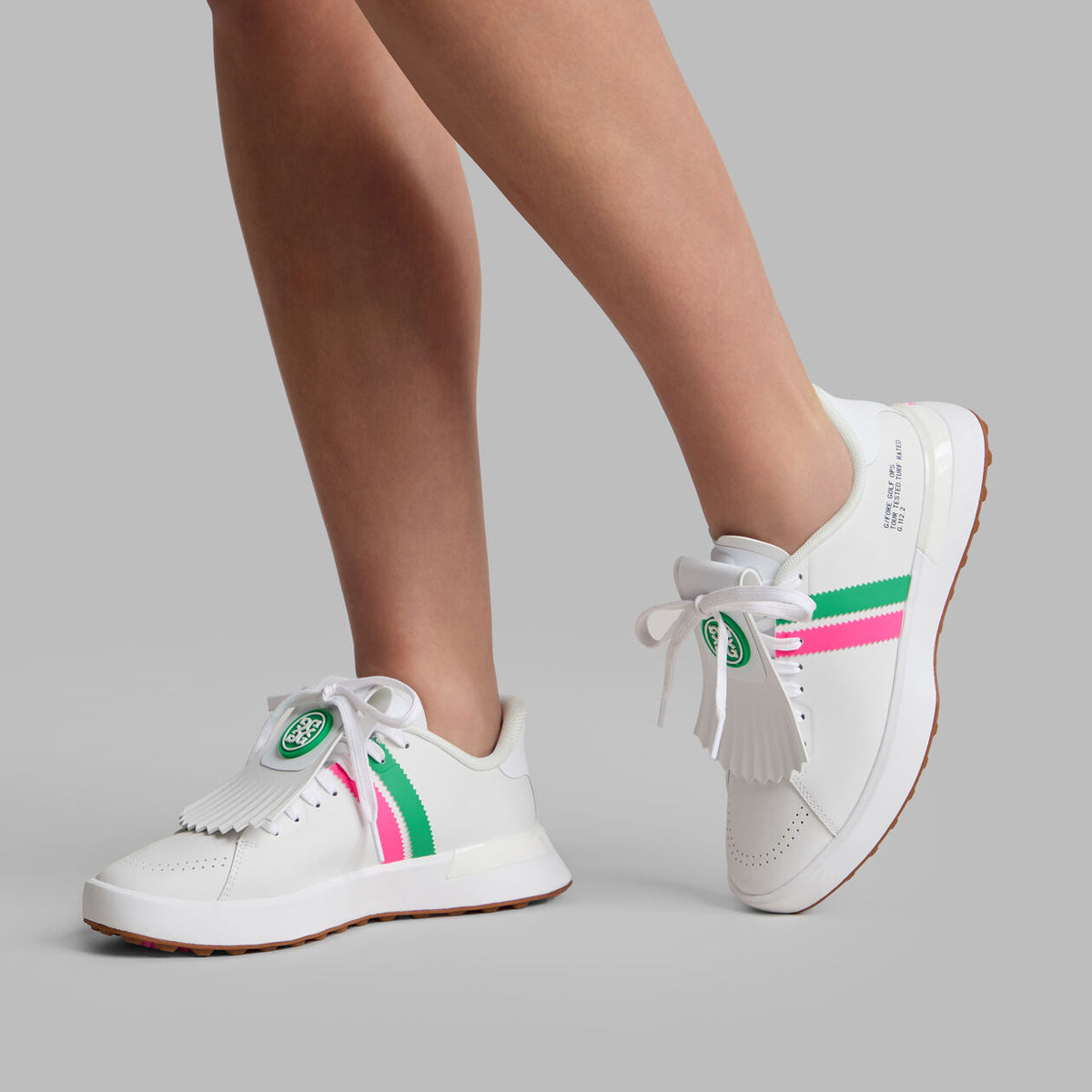 G/FORE WOMEN'S G112 STRIPE KILTIE -- SNOW/MULTI