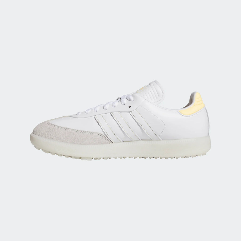 ADIDAS SAMBA GOLF -- WHITE/TANGERINE