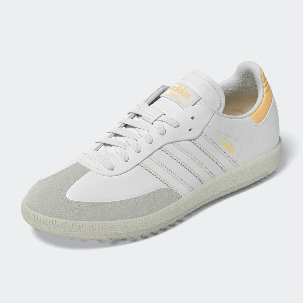 ADIDAS SAMBA GOLF -- WHITE/TANGERINE