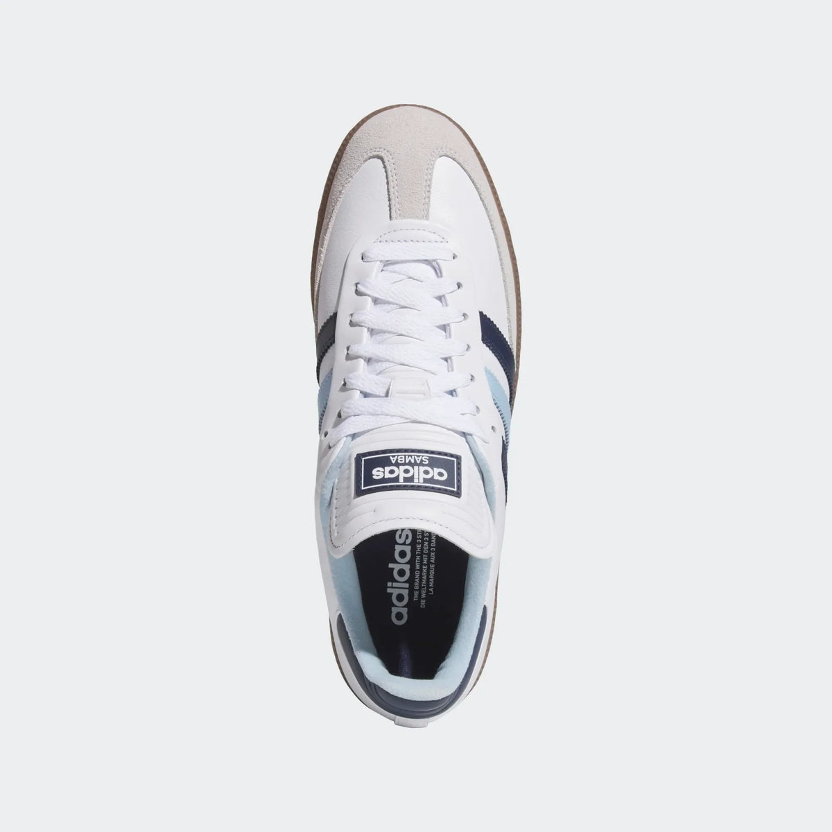ADIDAS SAMBA GOLF -- WHITE/BLUE