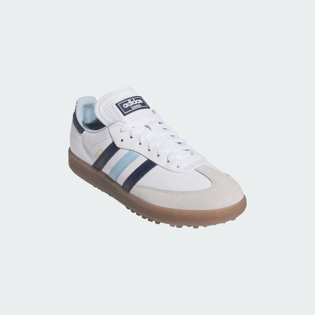 ADIDAS SAMBA GOLF -- WHITE/BLUE