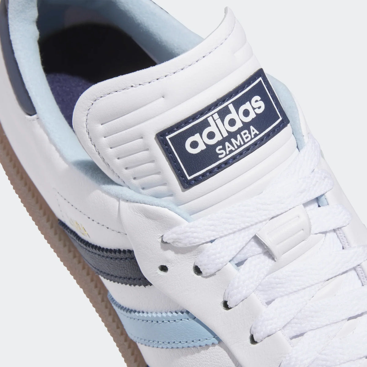 ADIDAS SAMBA GOLF -- WHITE/BLUE