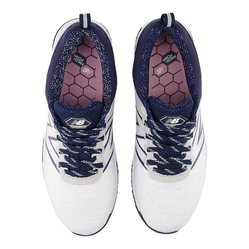 NEW BALANCE WOMEN'S FRESH FOAM CONTEND V2 -- WHITE/NAVY