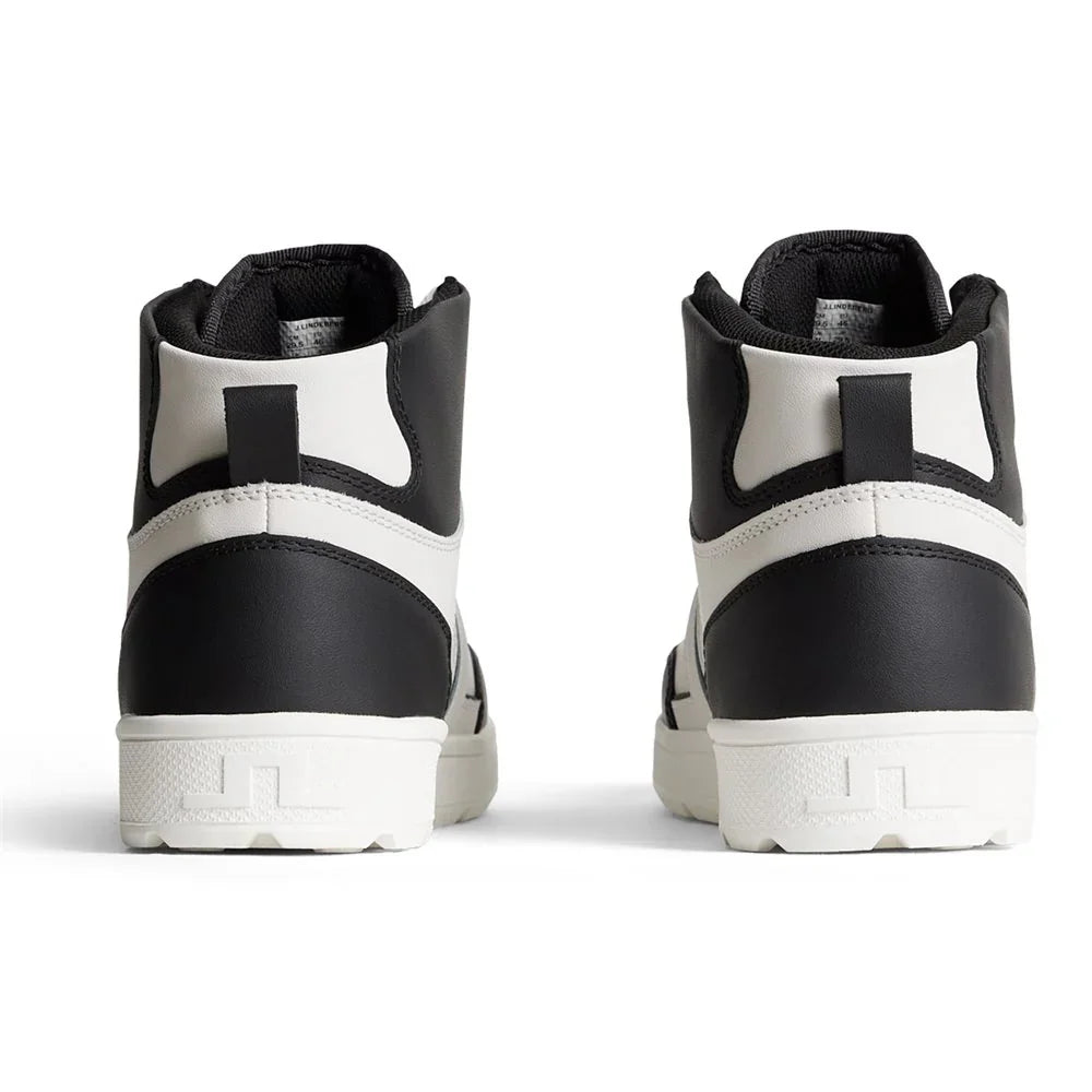 J. LINDEBERG ACE HIGH-TOP GOLF SNEAKER -- BLACK